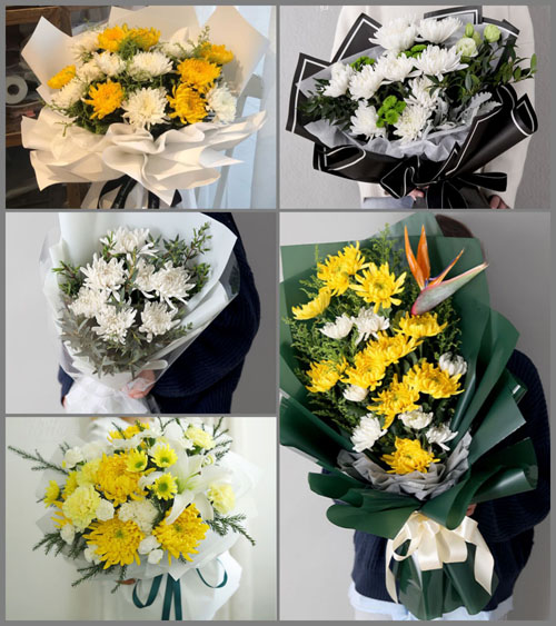 山东青岛莱西市龙水街道簸箕掌村白事花束代送